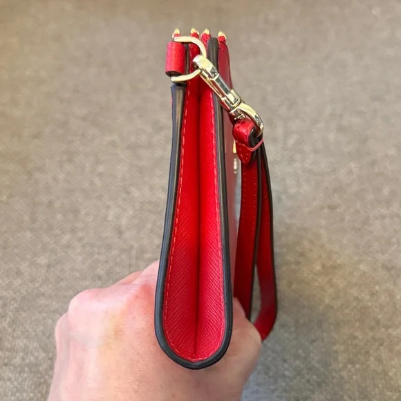 Kate Spade Vibrant Red Wristlet Clutch - Picture 11 of 11